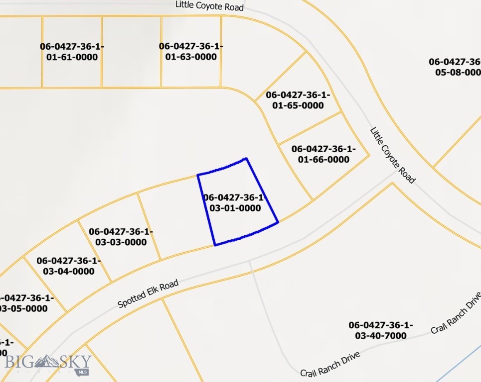 52 Spotted Elk Road Lot 1, Big Sky MT 59716