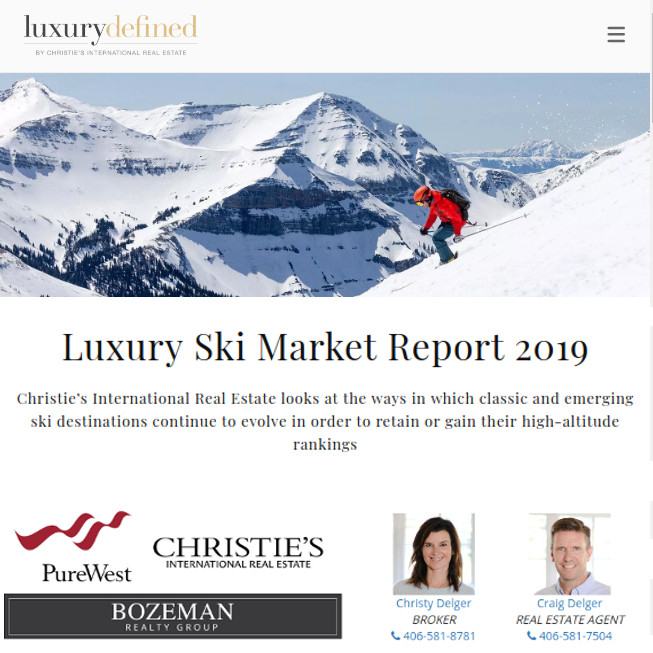 Christies International Luxury Ski Report 2019