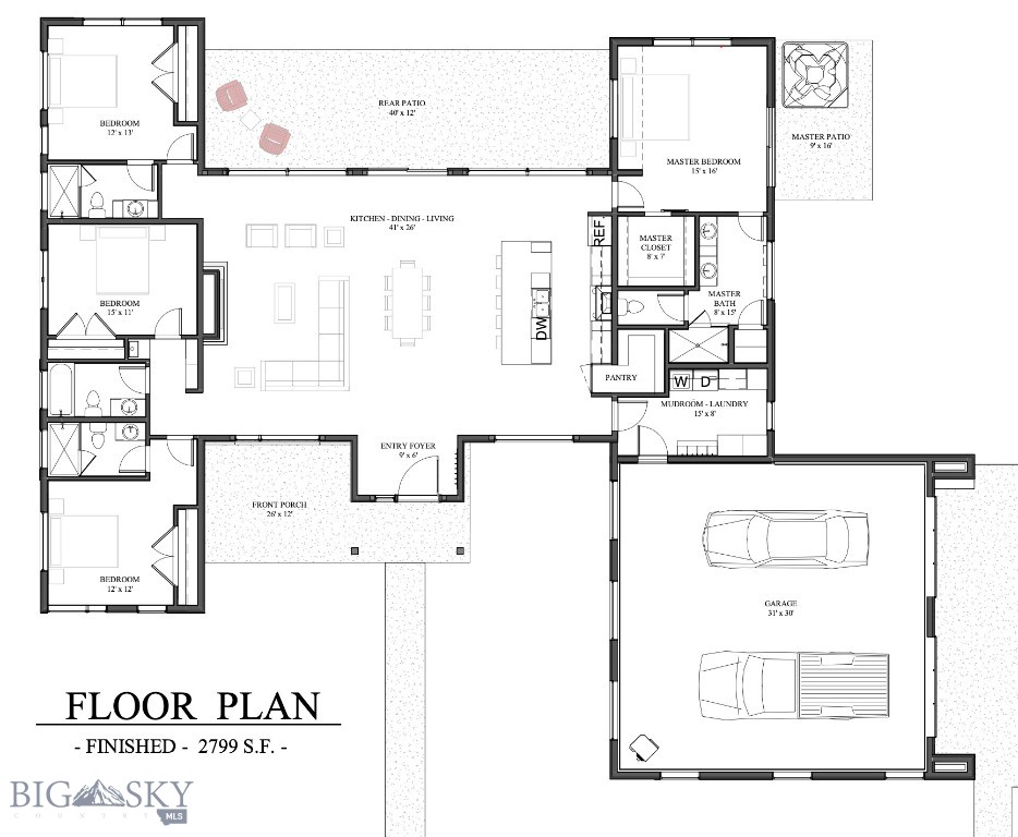 625 Colters Run Loop, Big Sky MT 59716
