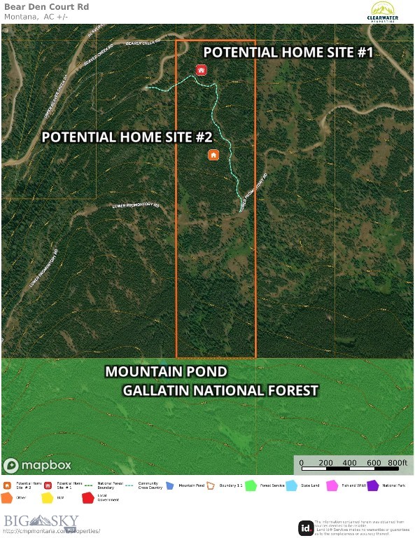 TBD Bear Den Court Road, Big Sky MT 59716